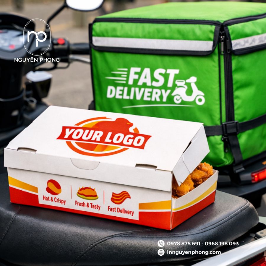 In hộp đựng gà 